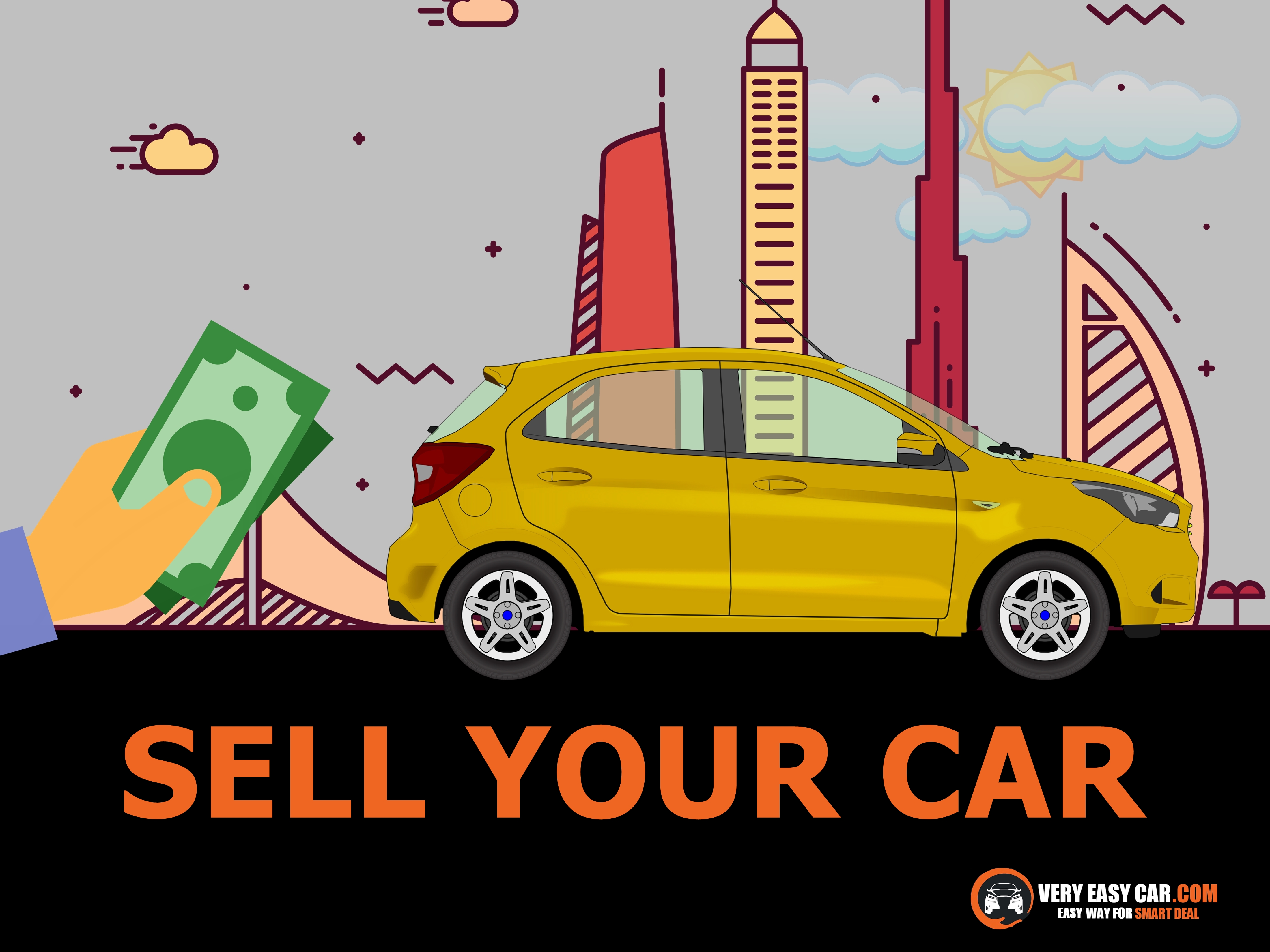 sell car - Sell used car in UAED, Dubai. Very Easy Car
